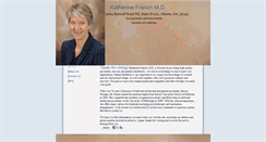 Desktop Screenshot of katherinefranchmd.com